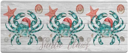 Miniatura 7 de Tapete de baño de Navidad para bañera, antideslizante, de secado rápido y absorbente, de tierra de diatomeas, fregadero, dormitorio, cocina