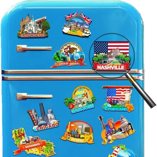 Miniatura 4 de Cozumel - Imán de madera para nevera, diseño de México, monumales 3D, recuerdos coleccionables, decoración hecha a mano, 2027