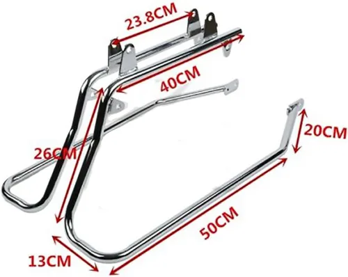 Miniatura 8 de Soportes de conversión de alforjas para Harley Heritage Softail 1986-2017