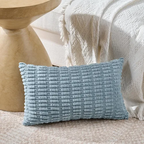 Miniatura 214 de Fancy Homi - Paquete de 2 fundas de almohada decorativas de color taupe de 22 x 22 pulgadas para sala de estar, sofá, cama, estilo rústico, bohemio