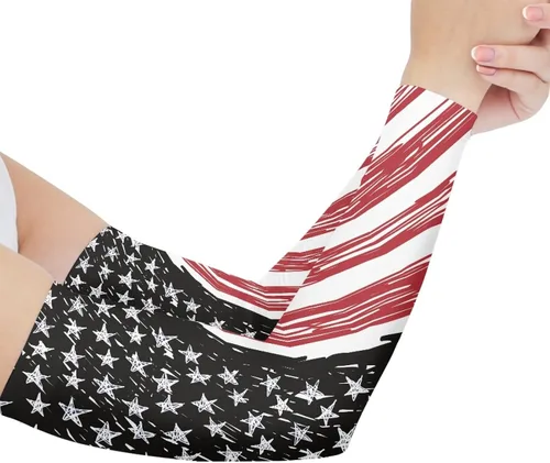 Miniatura 78 de CLOHOMIN Mangas para brazos, protección solar, mangas de compresión, cubierta de tatuaje para mujeres y hombres, manga deportiva atlética refrescante