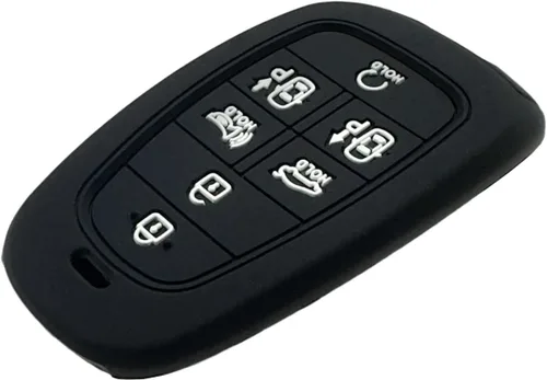 Miniatura 5 de REPROTECTING Funda de Goma de Silicona para Llavero Compatible con 7 Botones 2019 2020 2021 Hyundai Sonata Nexo 2022 Hyundai Tucson 2023 Palisade