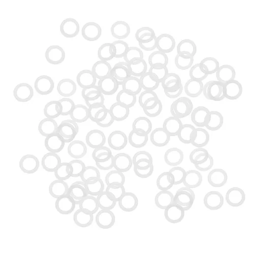 Miniatura 7 de uxcell Juntas tóricas de silicona, 0.551 in OD 0.394 in ID 0.079 in Ancho VMQ Junta de sello para válvulas de compresor reparación de tuberías