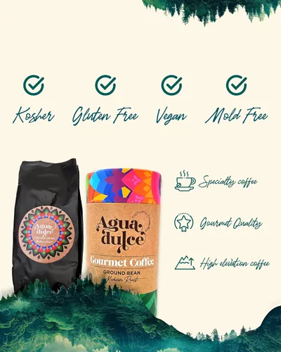 Miniatura 14 de Agua Dulce Café molido 100% arábica de origen único, especialidad gourmet de comercio justo de Costa Rica, proceso de miel, 12 onzas, paquete de 1