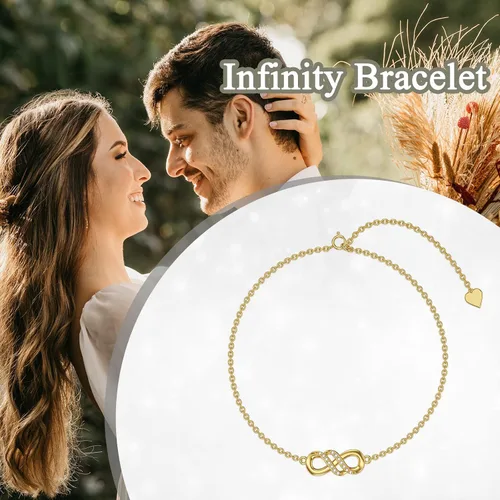 Miniatura 6 de Pulsera de oro de 14 quilates, abalorios de perlas, regalos de joyería para mujeres y niñas