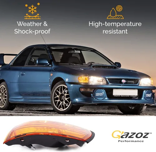 Miniatura 5 de Luces de esquina ámbar de cristal Lámparas W/E-Mark para 1992-2000 Subaru impreza Outback GC8 CC8A