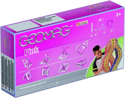 Miniatura 2 de Geomag Paneles, rosa (22 piezas)