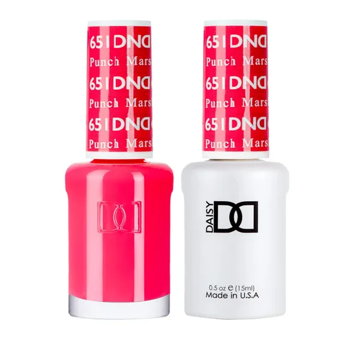 Miniatura 10 de DND - Juego de esmaltes de gel, colección rosa, esmalte de gel UV/LED y esmalte de uñas secado al aire, dúo de esmalte a juego sin astillas, 0.5