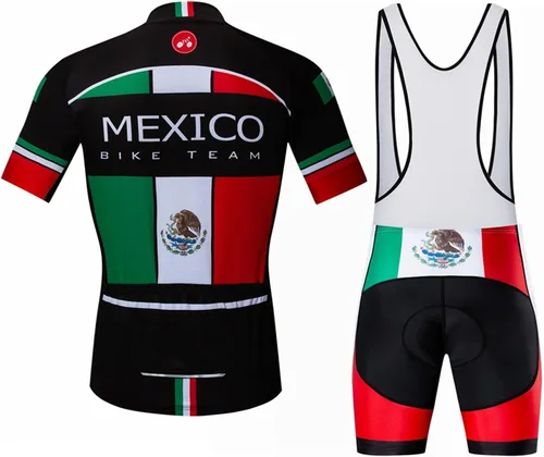 Miniatura 2 de Conjunto de pantalones cortos de jersey de ciclismo acolchado para hombre