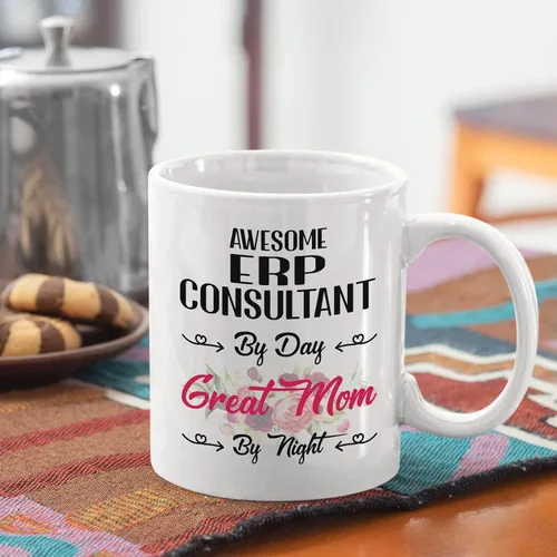 Miniatura 82 de Regalo del día de la madre de hija, hijo a mamá Taza de cerámica blanca de 11 oz, 15 oz - Analista Administrativo
