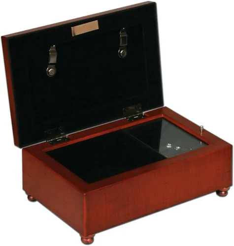Miniatura 2 de Cottage Garden Loving Memory Love You - Caja de música con cuerda de madera con diseño de veta de madera