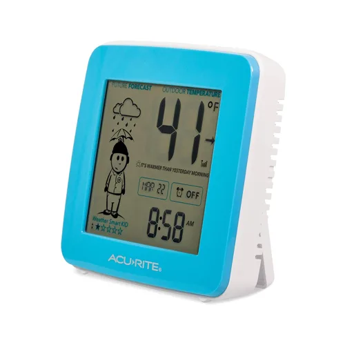 Miniatura 8 de AcuRite Estación meteorológica What-to-Wear con reloj despertador, hora, fecha y sensor inalámbrico para exteriores para pronóstico hiperlocal