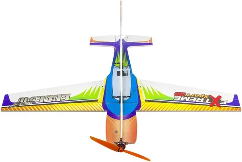 Miniatura 4 de Viloga Kit de avión RC de espuma PP, 27.953 in Wingspan Xtreme Sports Airplane Modelo Kit para construir, avión acrobático 3D DIY para adultos mosca