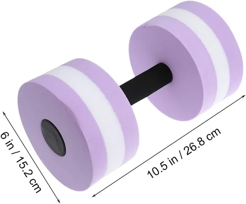 Miniatura 6 de BESPORTBLE Mancuerna acuática de peso de agua para piscina, fitness, aeróbicos acuáticos, terapia, entrenamiento, equipo de ejercicio de piscina
