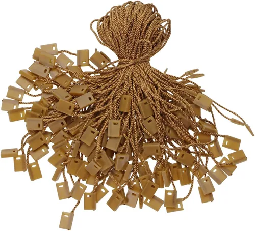 Cadena de etiquetas colgantes de nailon de 7 pulgadas para ropa, bolsas de regalo, etiquetas de precios, zapatos, pasador de cierre a presión,