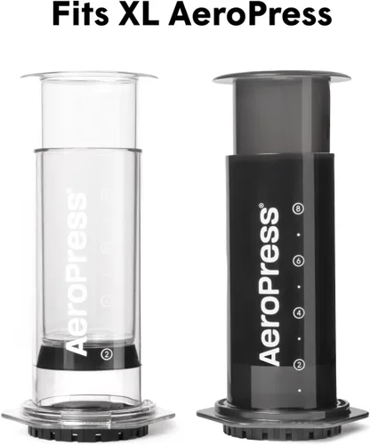 Miniatura 8 de AeroPress Microfiltros de papel blanco XL para cafetera, filtros de café compostables hechos de papel blanco, sin cloro, se adapta a cafeteras
