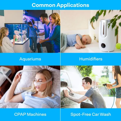 Miniatura 8 de SpiroPure SP-RO400AQD 150 GPD RO DI Sistema de filtro de agua para acuarios, arrecifes; Sistema de ósmosis inversa de encimera RO de apartamento