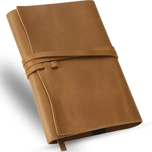 Miniatura 8 de Jack&Chris Funda de Cuero para Biblia, Funda de Libro de Cuero para Hombres y Mujeres, Funda para Biblia con Correa Portabiblia Regalos, JC61-8L