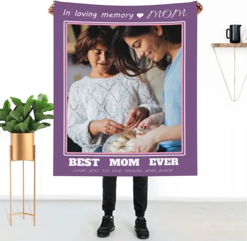 Miniatura 27 de HUGLAZY Mantas personalizadas con fotos, manta personalizada para la familia, sube tu foto de Halloween, manta personalizada para adultos