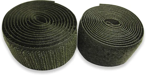 Miniatura 4 de Cinta de velcro para coser de 1 pulgada de ancho, color verde Ranger, no adhesiva, 1 yarda de longitud, cinta de velcro de nailon color caqui, juego