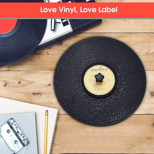 Miniatura 6 de Douk Audio Record Clean Label Saver Album LP Protector de limpieza de vinilo impermeable Cuidado de la abrazadera (negro)