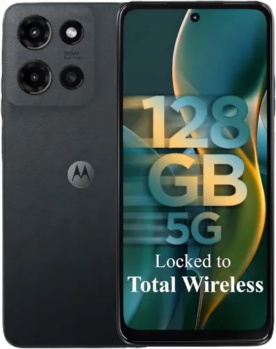 total wireless Motorola Moto G 2025, 128GB, 5G, sistema de cámara de 50MP, pantalla de 6.7" 120Hz, batería de 5000mAh, teléfono inteligente