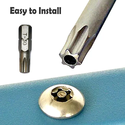 Miniatura 4 de Aootf Tornillos de acero inoxidable para placa de matrícula, pernos antirrobo para marco de matrícula, sujetadores resistentes a manipulaciones