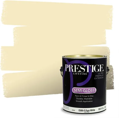 Miniatura 261 de PRESTIGE Paints Exterior Paint and Primer In One, 1-Gallon, Satin, Comparable Match of Benjamin Moore* Royal Linen* 931BM-PCM