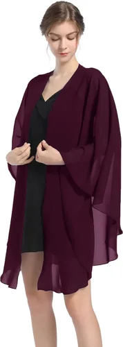 Miniatura 2 de Baoqiya Chales y envolturas de gasa para fiesta de boda, bufanda para mujer, vestido de noche nupcial en vestidos de ocasiones especiales
