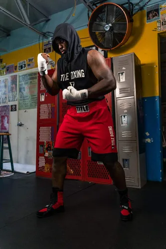 Miniatura 3 de Title Boxing Pantalones cortos deportivos de doble raya