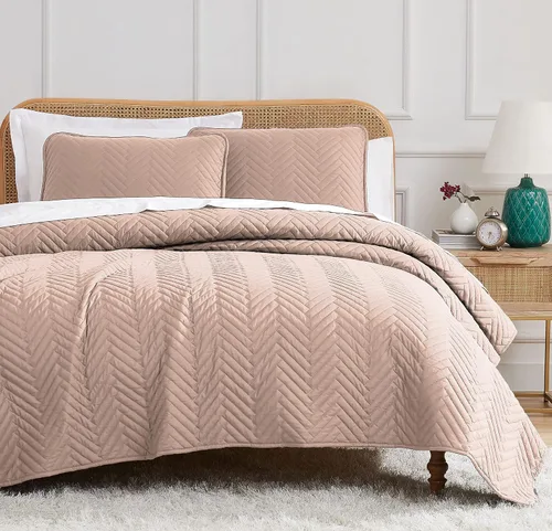 Southshore Fine Living, Inc. Juego de colcha tamaño queen extragrande, colcha suave con dos fundas de almohada a juego (98 pulgadas de ancho x 98 13