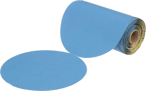 Miniatura 19 de 3M 3M-36142 Hookit disco abrasivo azul multi-agujero, 3" 80 Grado