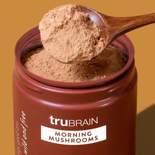 Miniatura 2 de TruBrain Hongos matutinos: alternativa de café con superalimentos y adaptógenos Melena de León, Chaga, Cordyceps y Setas Reishi cultivados