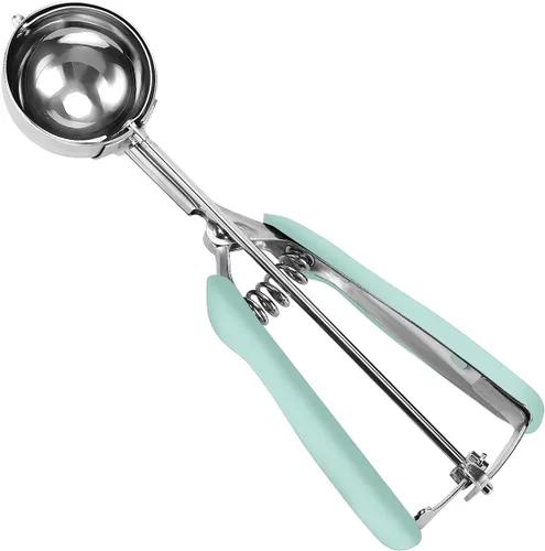 Miniatura 21 de HOMURE H Large Cookie Scoop 8 Tablespoon, 4 oz Ice Cream Scoop with Trigger, #8 Portion Scoop, Muffin Scoop, 18/8 Stainless Steel, Comfortable Grip