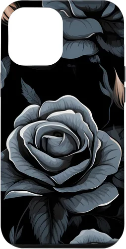 Miniatura 26 de Black Rose Floral Flower Case for iPhone 16