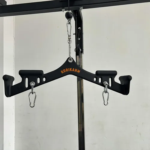 Miniatura 6 de Accesorios de tracción LAT de agarre múltiple, barra desplegable LAT, accesorio de máquina de cable para entrenamiento de músculos de la espalda