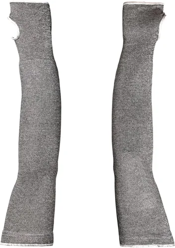 Miniatura 9 de Manga resistente al corte, Stay Cool gris de TenActiv sin agujero para el pulgar, longitud de 18", M, gris Sin orificio para el pulgar