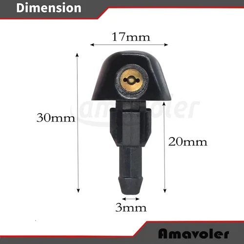 Miniatura 2 de 2 boquillas de limpiaparabrisas para Toyota 4Runner 87-95, Celica 87-89, Hilux LN85 LN90 LN106 LN165 88-05, Pickup 87-94, Supra 86-88, Tacoma 88-95