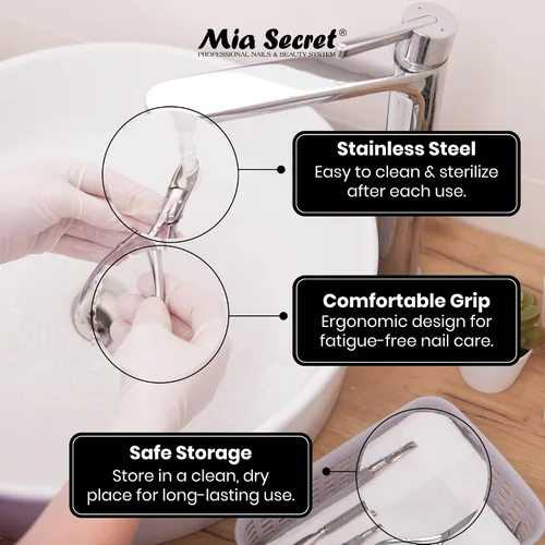 Miniatura 5 de Mia Secret Mia Secret manicura pedicura pinza de cutícula 0.197 in/0.236 in/0.315 in Pick yours! (0.197 in)