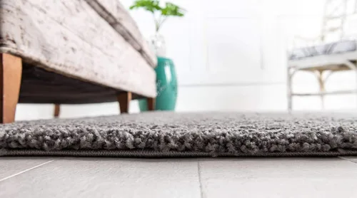 Miniatura 4 de Unique Loom Colección Solo - Alfombra de área Calabasas (5 pies 3 pulgadas x 7 pies 7 pulgadas, rectangular, gris)