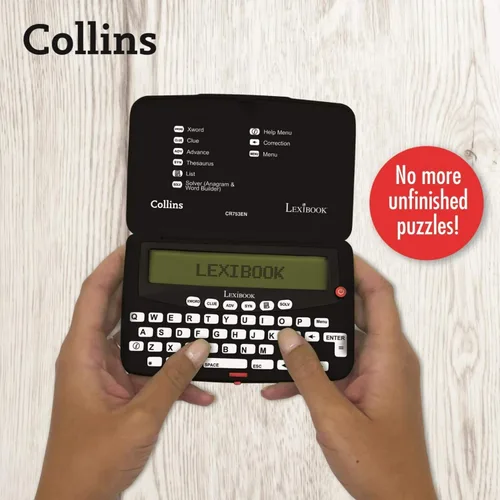 Miniatura 7 de LEXiBOOK - Collins Bradford, solucionador electrónico de crucigramas, Bradford, corrección ortográfica fonética, juegos de palabras, electrónico