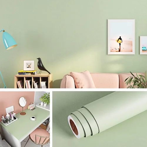 Miniatura 12 de Livelynine Papel tapiz azul real para despegar y pegar, papel de contacto azul oscuro, para aula, escritorio, papel de pared para niños, niñas