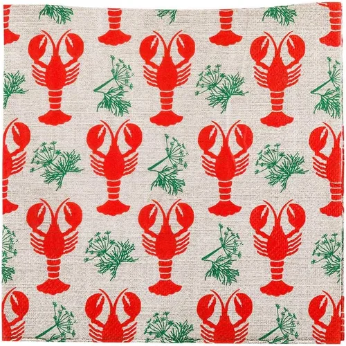 Miniatura 10 de Servilletas de papel de 13 pulgadas, 20 servilletas impresas con diseño de playa, 3 capas, bordes texturizados, servilletas decoradas de papel