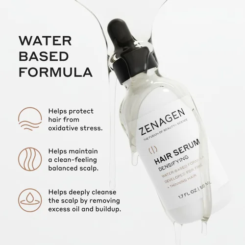 Miniatura 9 de ZENAGEN Revolve - Kit de trío para mujer Champú + acondicionador + densificador para cabello fino y visiblemente adelgazante, apoya la fuerza