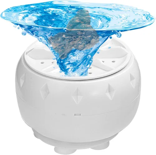 Miniatura 9 de Lavadora ultrasónica portátil – Lavadora compacta de bajo ruido enchufable, turbina automática portátil pequeña lavadora Lavadora pequeña