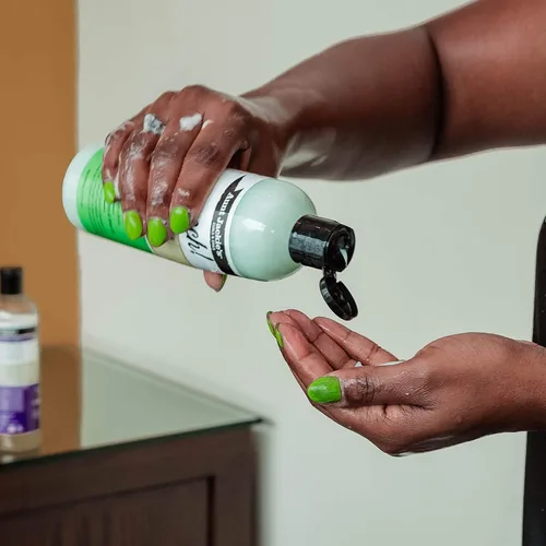 Miniatura 6 de Aunt Jackie's Rizos y Bobinas Acondicionador Hidratante Intensivo Sin Aclarado para Rizos, Bobinas y Ondas Naturales, Enriquecido con Manteca