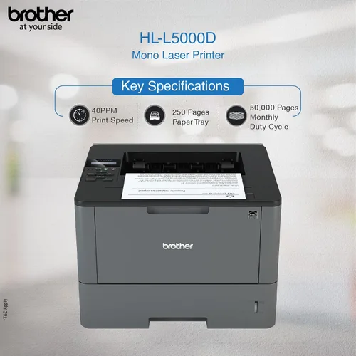 Miniatura 2 de Brother Hl-L5000D Impresora Láser de Negocios Dúplex