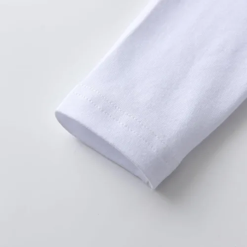 Miniatura 46 de Conjunto de 3 piezas de ropa de bebé recién nacido con estampado de manga larga + pantalones + sombrero