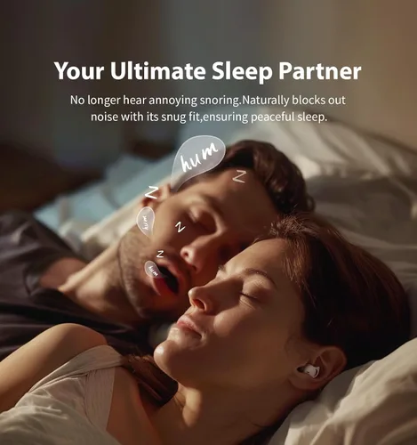 Miniatura 2 de Auriculares invisibles para dormir, pequeños y cómodos con bloqueo de ruido, auriculares inalámbricos Bluetooth 5.3, auriculares intraurales
