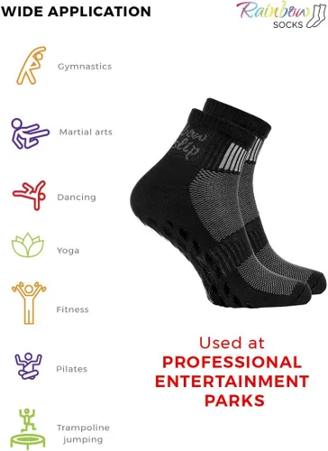 Miniatura 3 de Rainbow Socks Mujer Hombre Colorido ABS Sport Yoga